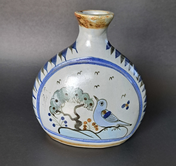 Vintage Mexican Pottery Vase - Picture 2 of 7